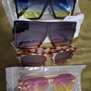 Stylish Sunglasses Set with Gradient Lenses